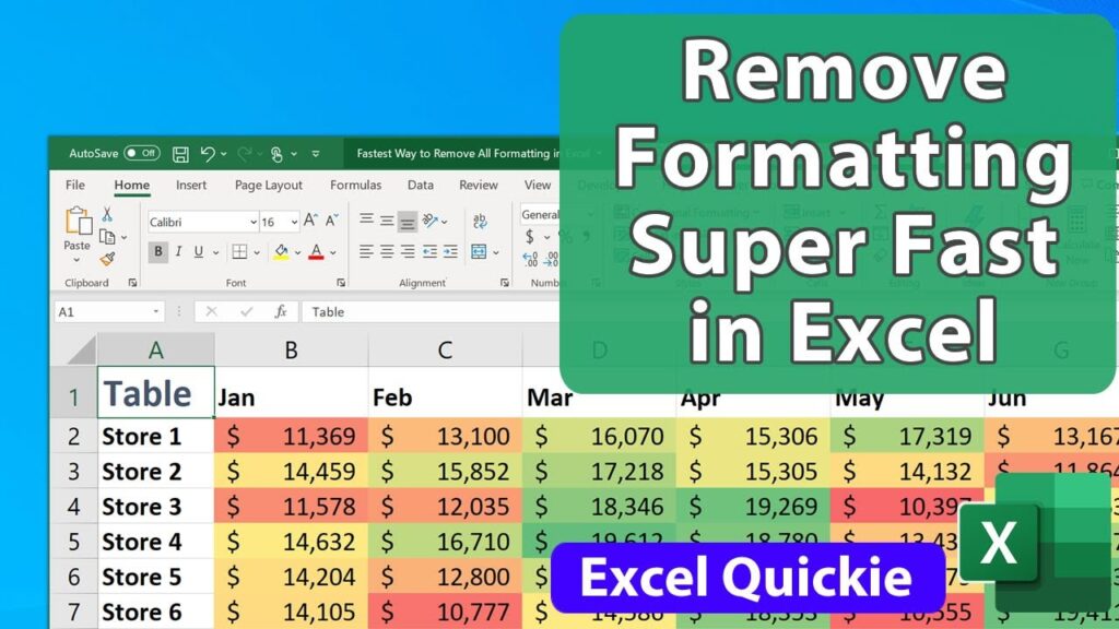 How to Use a Shortcut to Remove Formatting in Excel? - guide
